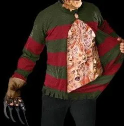 Morris "Freddy Krueger Sweater - Chest Of Souls" Offical Movie Halloween Costume