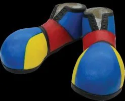 Morris "Multi-Color Clown Shoes - Latex" Halloween Costume Accessory