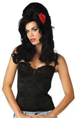Morris "Vampiress Rose - Black" Halloween Wig